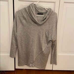 Grey turtleneck